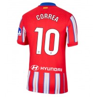 Atletico Madrid Angel Correa #10 Hjemmedrakt 2024-25 Kortermet